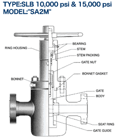 TYPE:SLB 10,000 psi & 15,000 psi